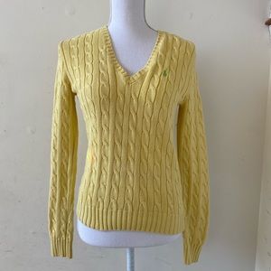 Yellow Ralph Lauren Sport Sweater